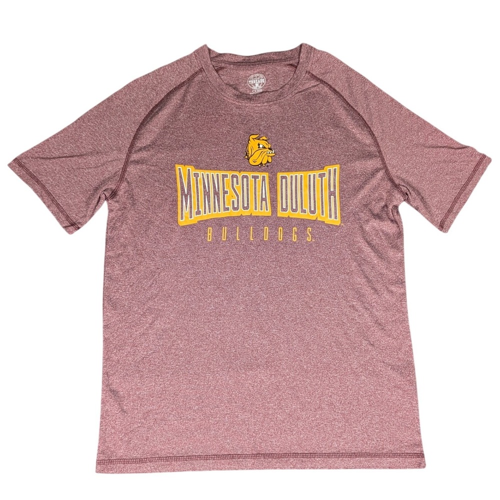 Rivalry Threads Minnesota Duluth Bulldogs Mens Maroon Heather Performance Tee M